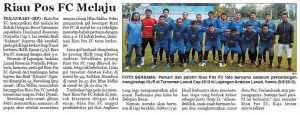 Sempat beberapa kali masuk media cetak Riau Pos FC