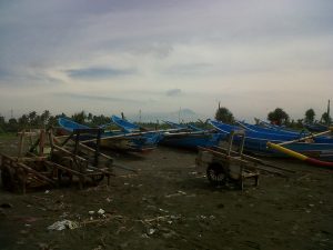 Suasana Pagi di Pantai Selatan Cilacap