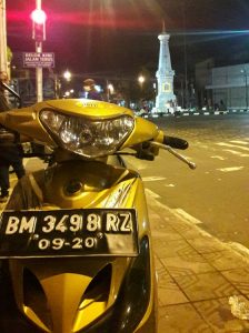 Mio Andelan di Tugu Yogyakarta