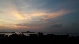 Sunset Pantai Tanjung Pinggir Batam