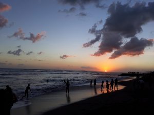 Sunset in Canggu Bali