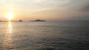 Sunset Pantai Tanjung Pinggir Batam