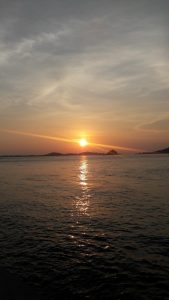 Sunset Pantai Tanjung Pinggir Batam
